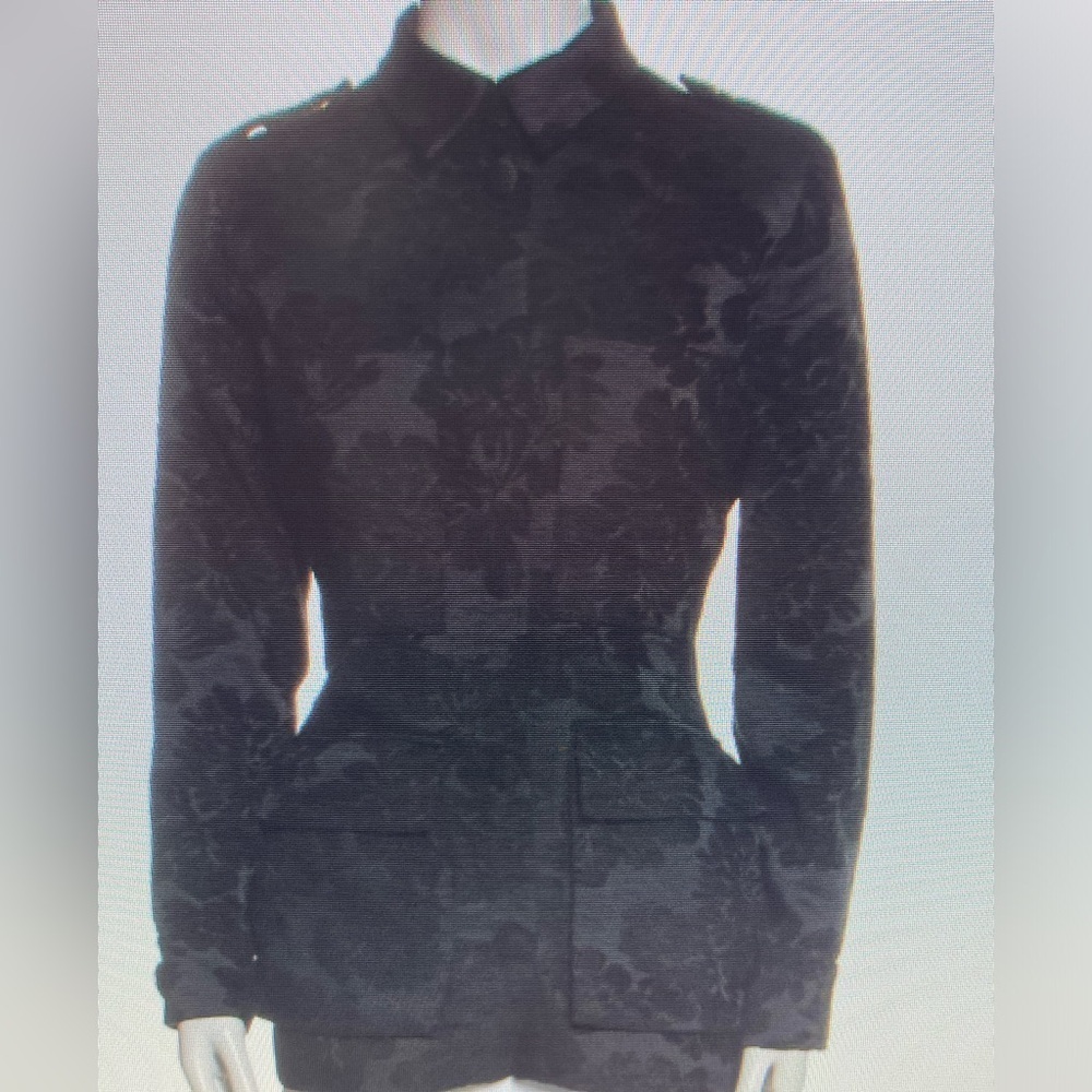 Mother of Pearl London | Jacquard Print Jacket | Black | XS-M